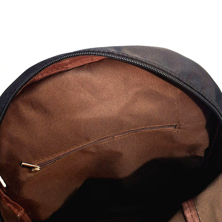 Olivia Nylon Backpack, Black