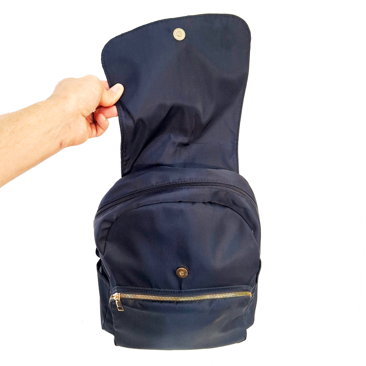 Olivia Nylon Backpack, Navy