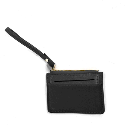 Two Piece Small Wallet, Black