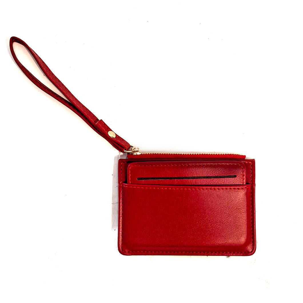 Two Piece Small Wallet, Red