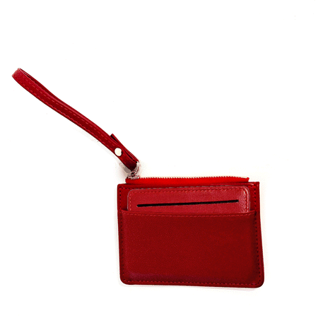 Two Piece Small Wallet, Red