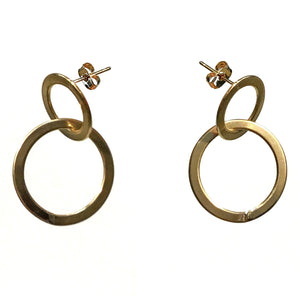 Double Circle Earings