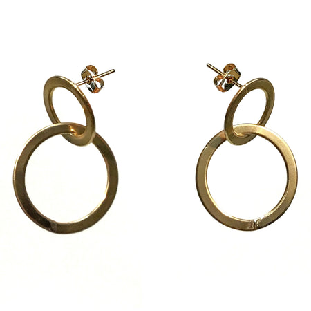 Double Circle Earings