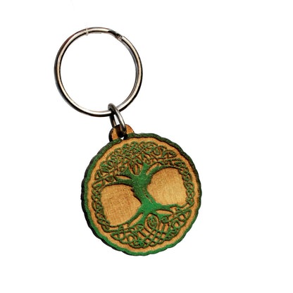 Wooden Spiritual Keychain
