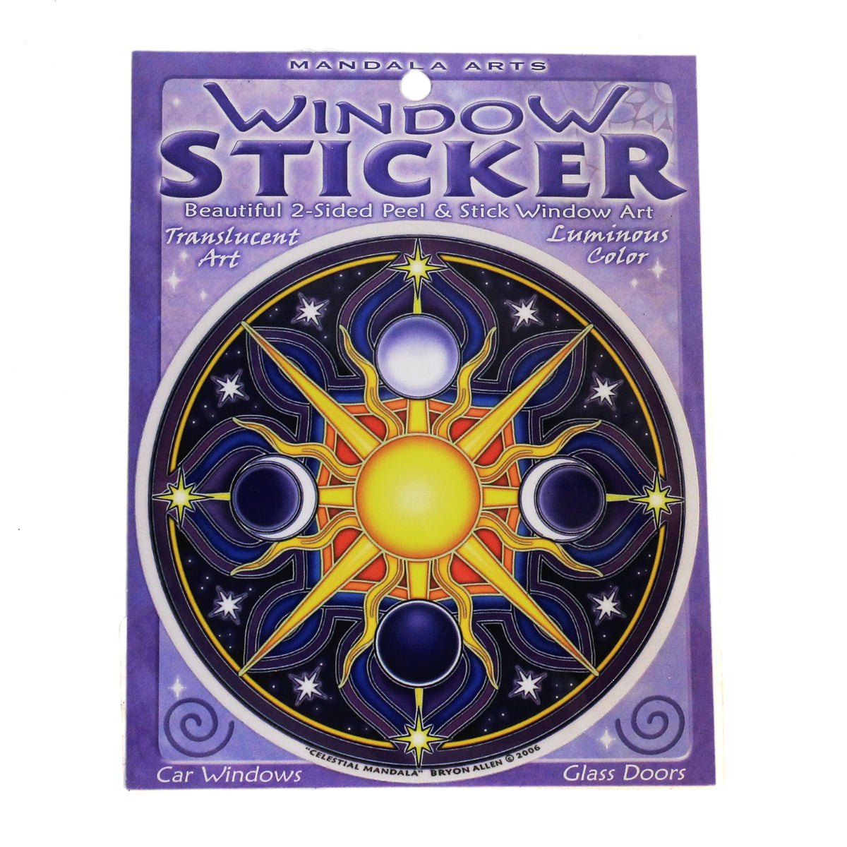 Mandala Round Sticker Ast