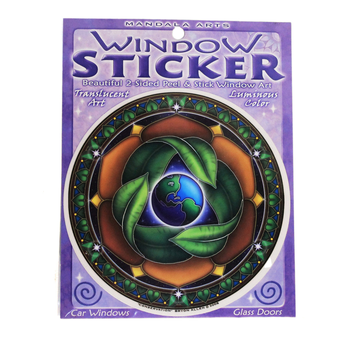 Mandala Round Sticker Ast