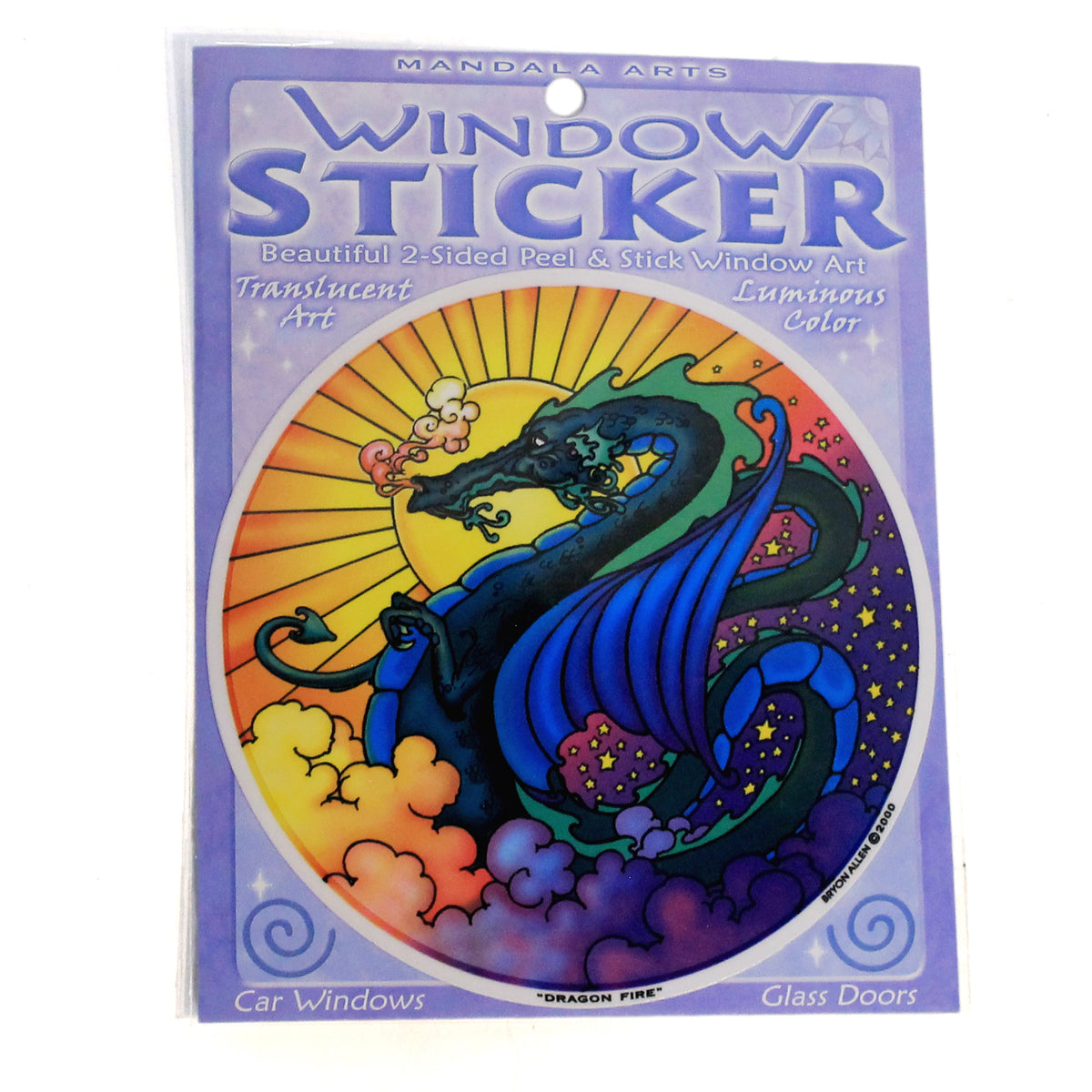 Mandala Round Sticker Ast