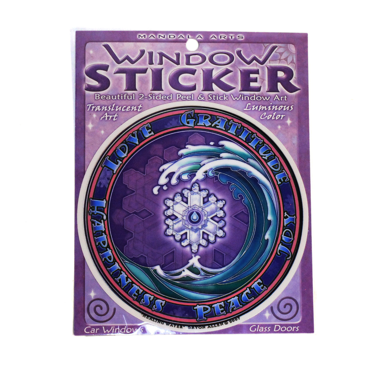 Mandala Round Sticker Ast