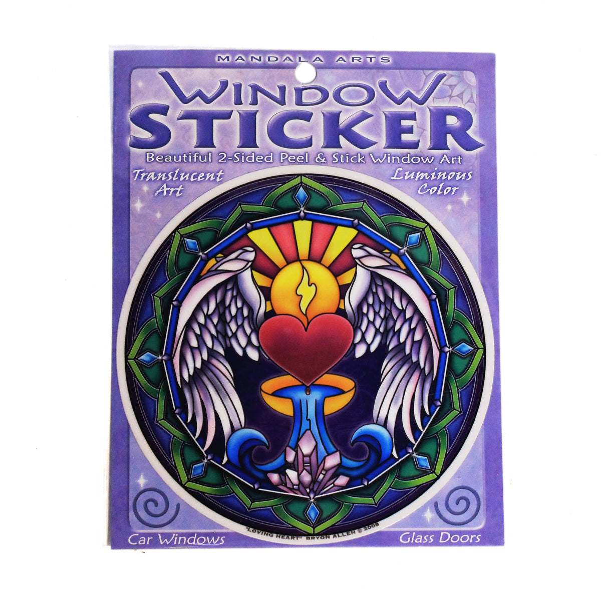 Mandala Round Sticker Ast
