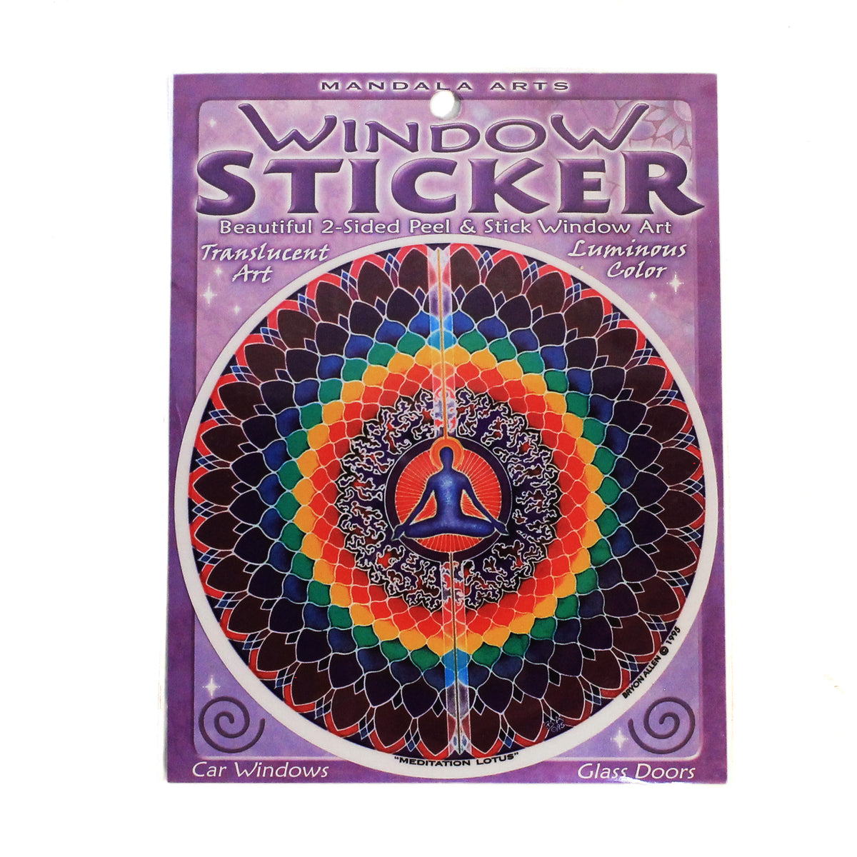 Mandala Round Sticker Ast