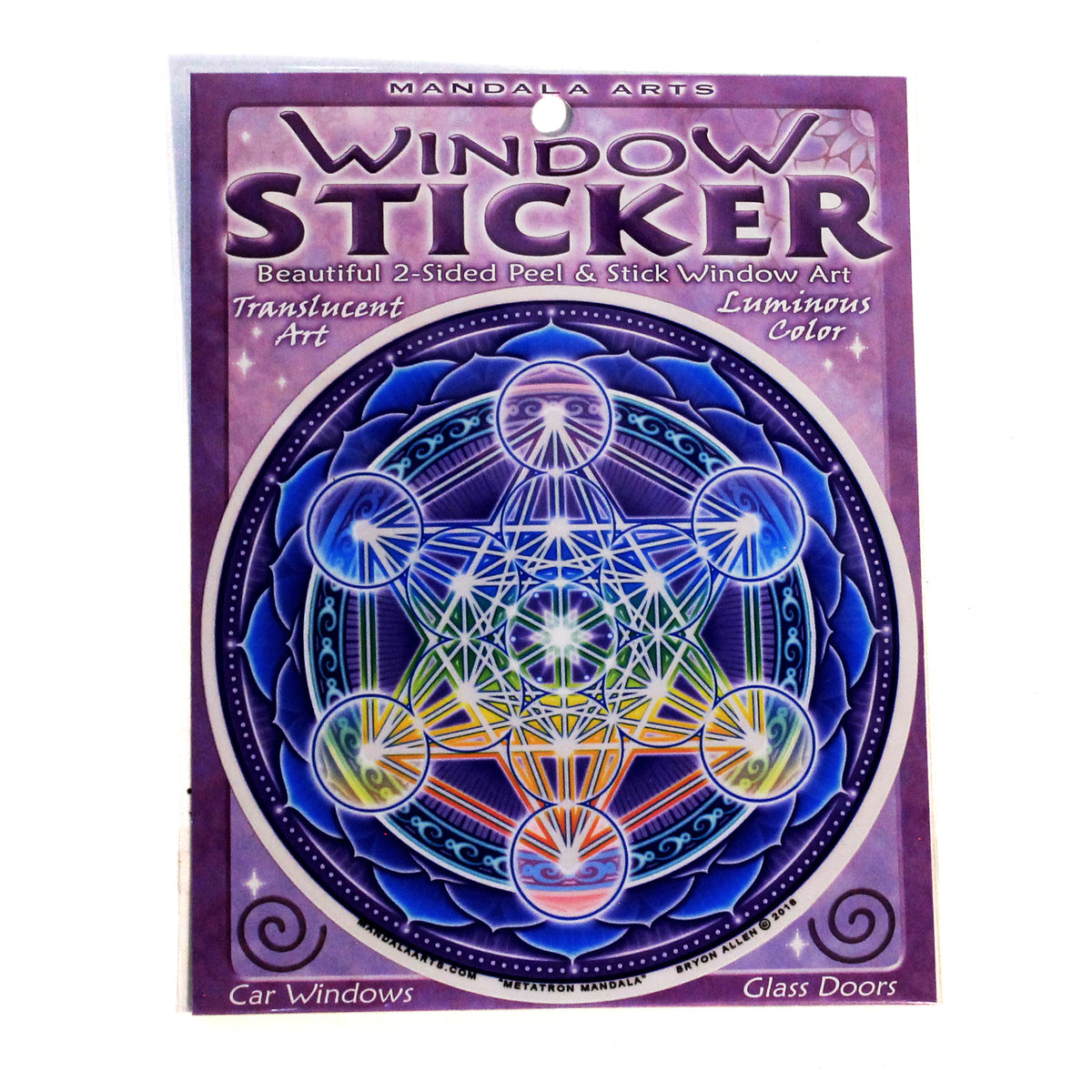 Mandala Round Sticker Ast