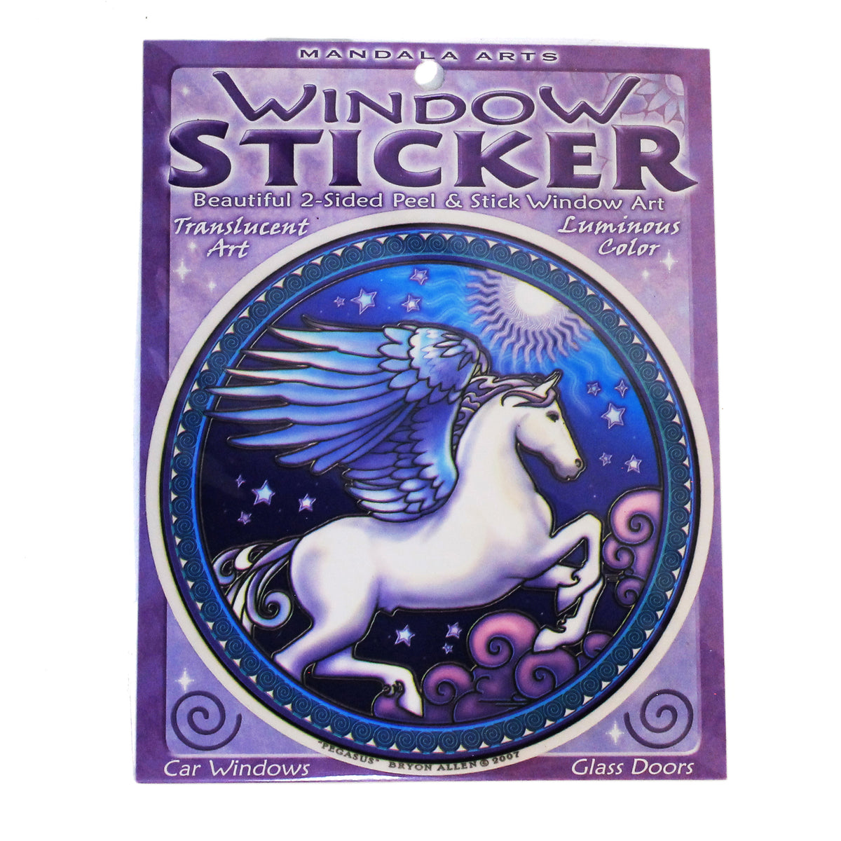 Mandala Round Sticker Ast