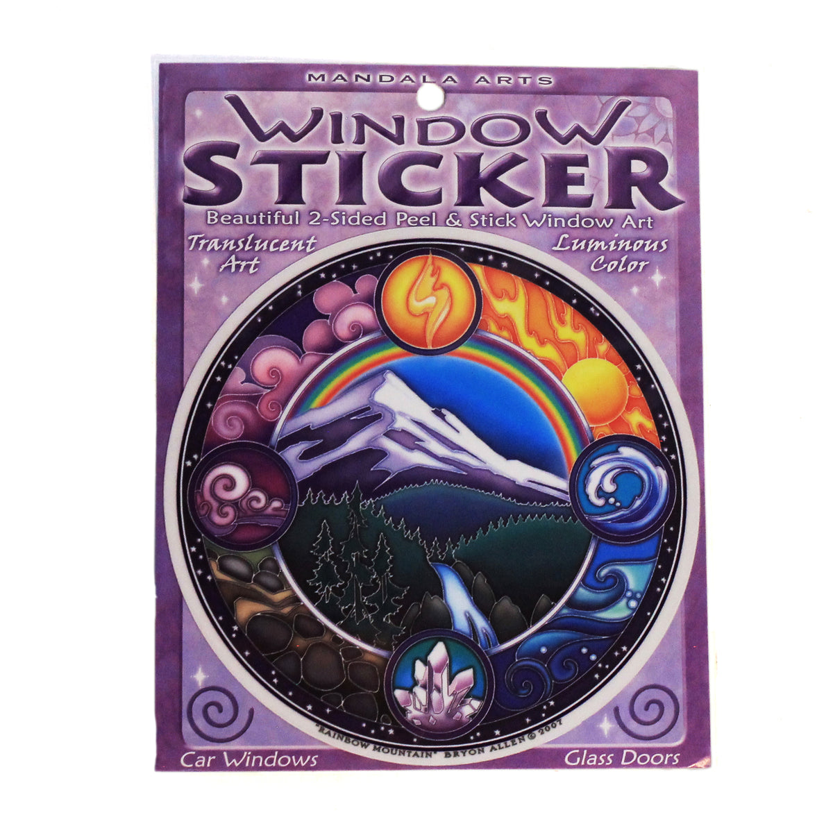 Mandala Round Sticker Ast