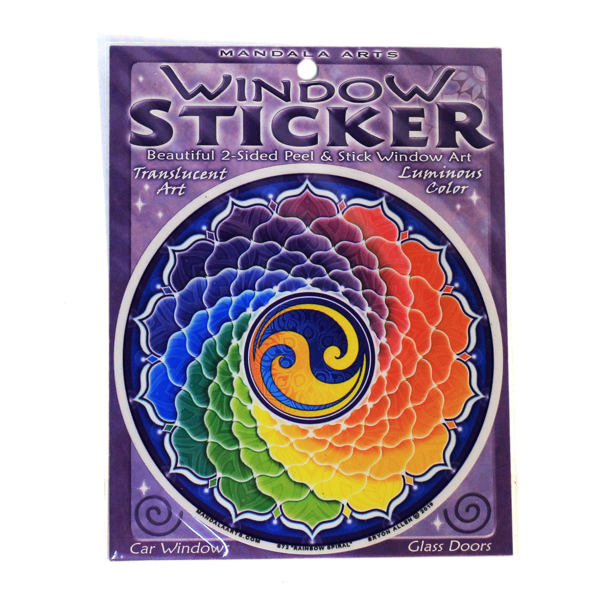 Mandala Round Sticker Ast