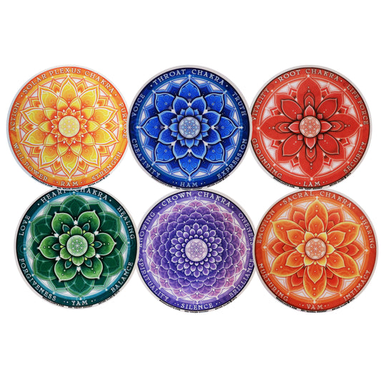 Mandala Round Sticker Ast