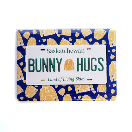 Magnet, Photo, Bunny Hugs License Plate
