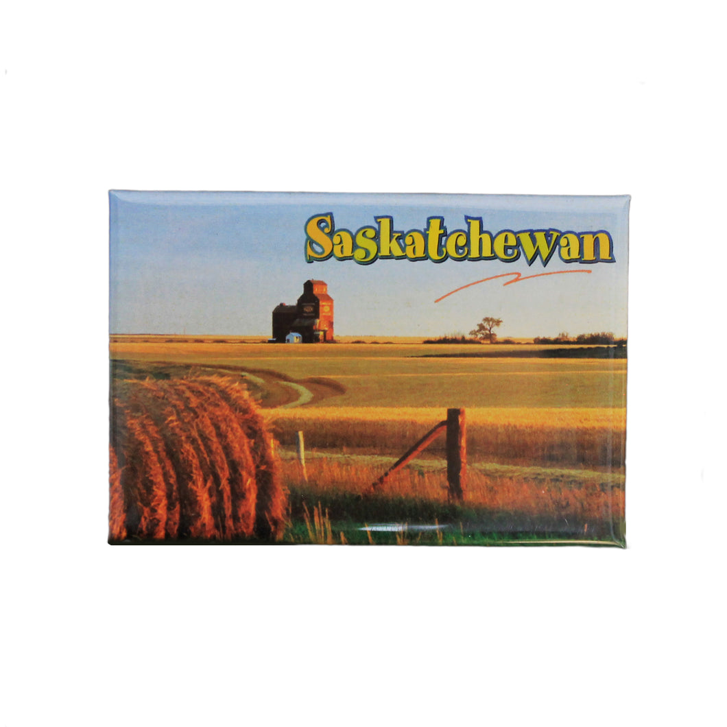 Magnet, Photo, Hay Bales