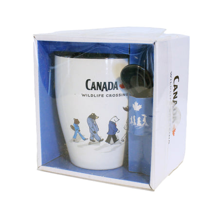 Mug, Boxed, Animals Walking on Abbey Road w/ Spoon