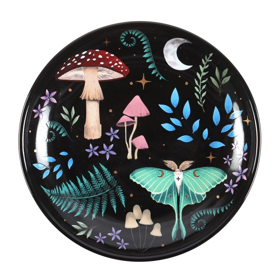 Ceramic Trinket Forest Mushroom  Dish