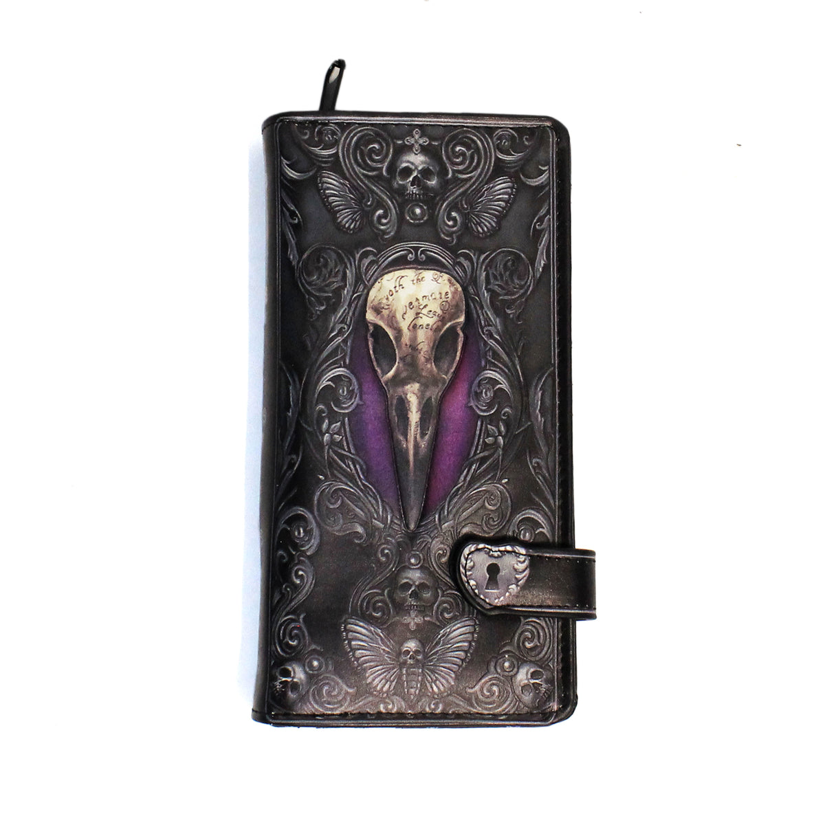 Embossed Wallet: Edgars Raven