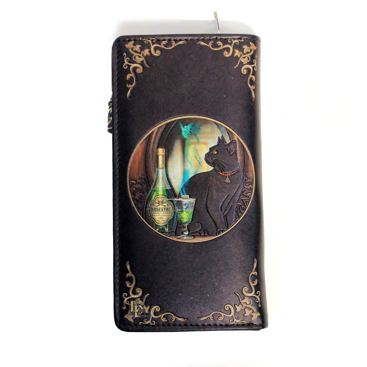 Embossed Wallet: Abstinthe