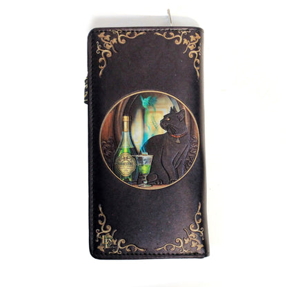 Embossed Wallet: Abstinthe