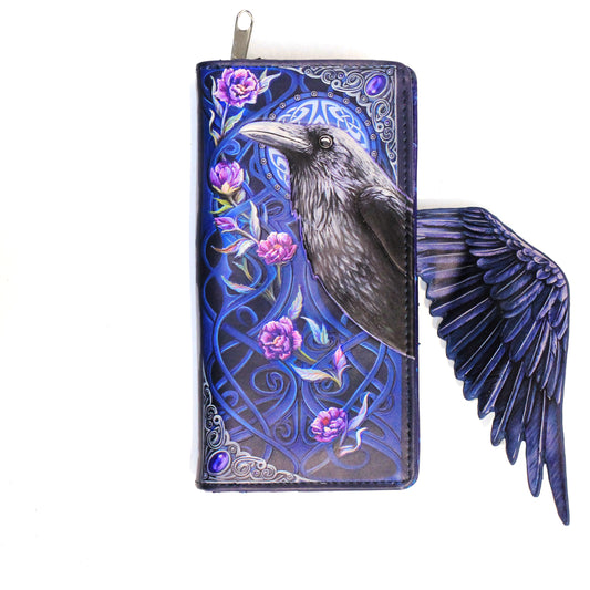 Embossed Wallet: Ravens Flight