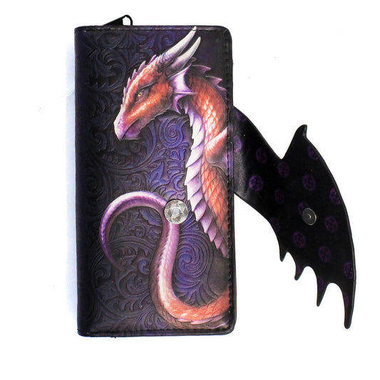 Embossed Wallet: Dragon Take FLight