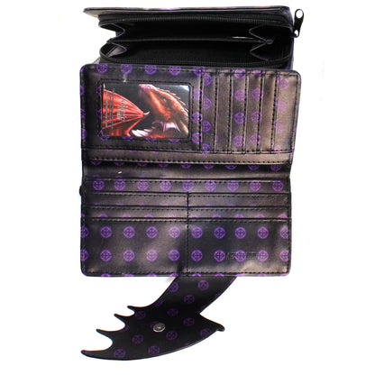 Embossed Wallet: Dragon Take FLight