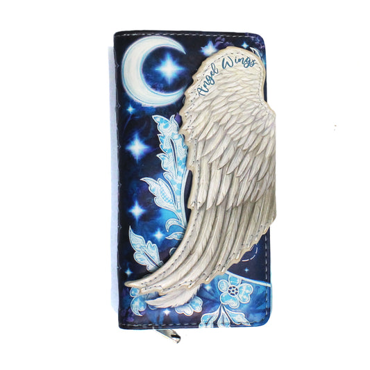Embossed Wallet: Angel Wings