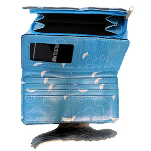 Embossed Wallet: Angel Wings