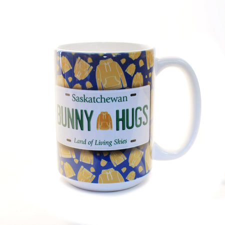 Mug, Photo, Bunny Hugs License Plate, 15oz