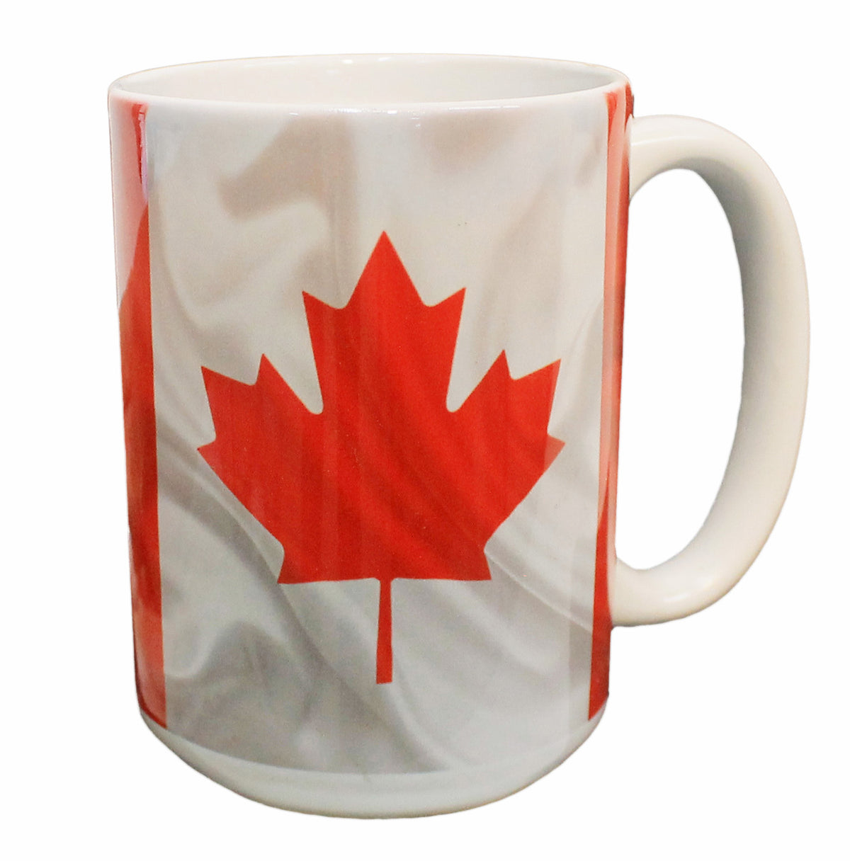 Mug, Photo, Waving Flag & Story, 15oz