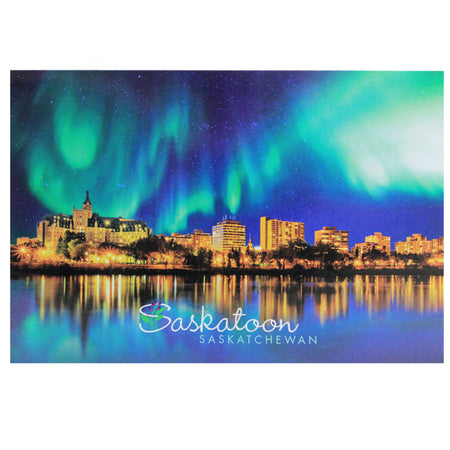 Postcard, 5x7in, Nothern Lights Saskatoon