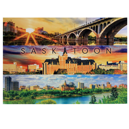 Postcard, 5x7in, Triple Skyline
