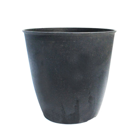 Planter, 9.5in, Round Aged Black