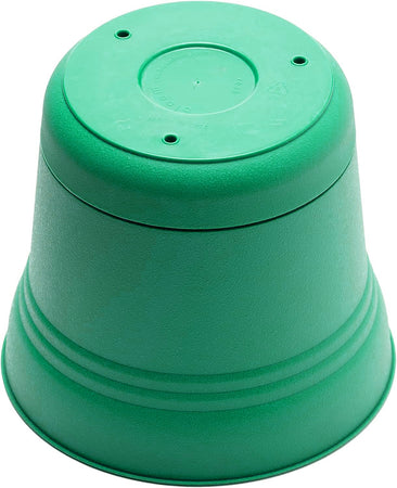 Pot, 12in, Saturn with Saucer, Mint Green