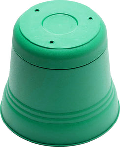 Pot, 10in, Saturn with Saucer, Mint Green