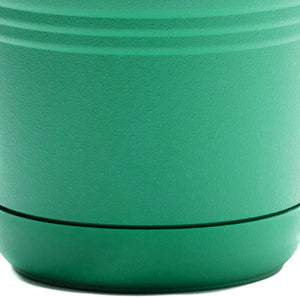 Pot, 5in, Saturn with Saucer, Mint Green