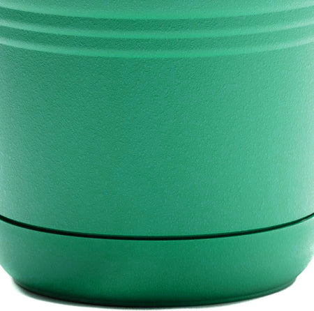 Pot, 5in, Saturn with Saucer, Mint Green