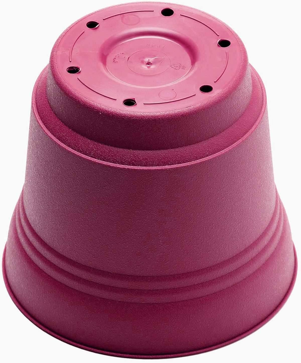 Pot, 7in, Saturn with Saucer, Fuchsia