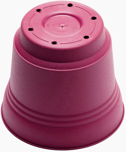 Pot, 7in, Saturn with Saucer, Fuchsia