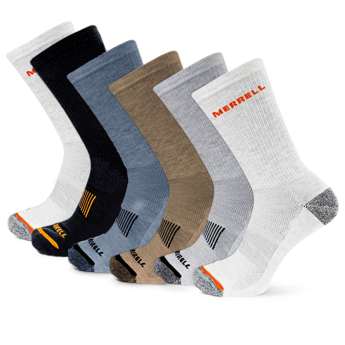 All Purpose, Merrell Socks, Blue/Brown