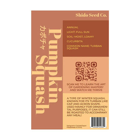 Pumpkin Sqush- Seeds,