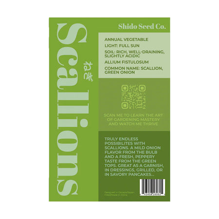 Scallions- Seeds,