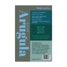 Load image into Gallery viewer, Arugula - Seeds,
