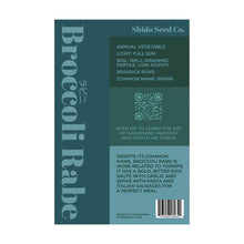 Load image into Gallery viewer, Broccoli Rabe- Seeds,
