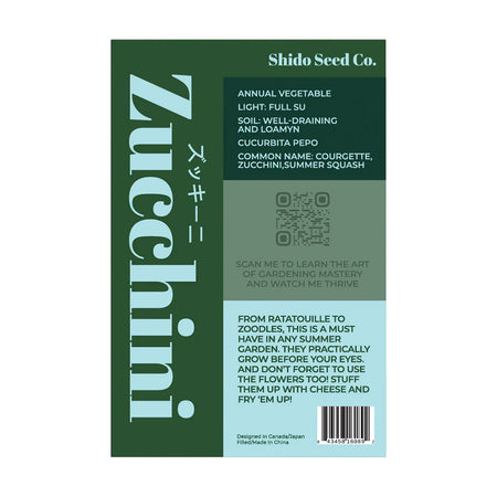 Zucchini - Seeds,