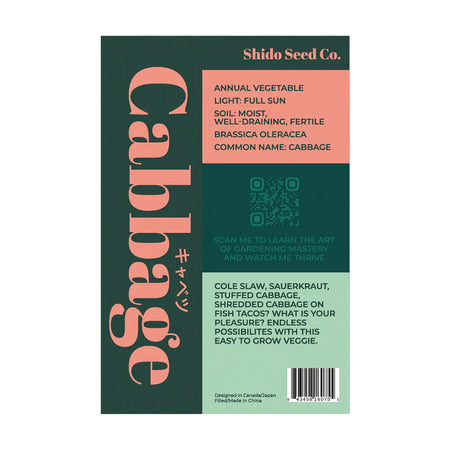 Cabbage - Seeds,