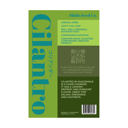 Cilantro - Seeds,